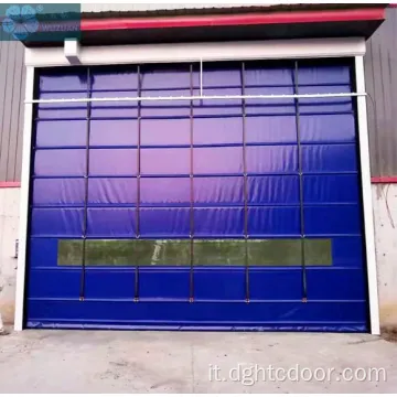 Porta automatica di impilamento veloce in PVC